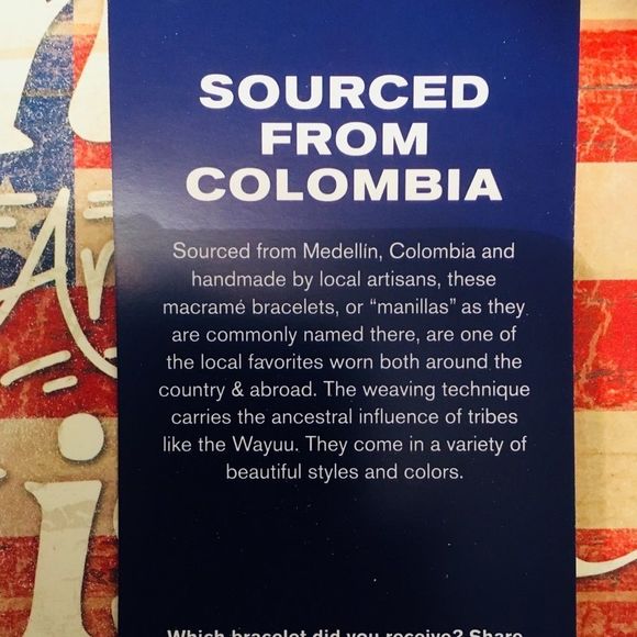 Handmade Colombian Bracelet - Picture 3 of 4